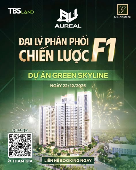 AUREAL Chính Thức Trở Thành Đại Lý F1 Dự Án Green Skyline