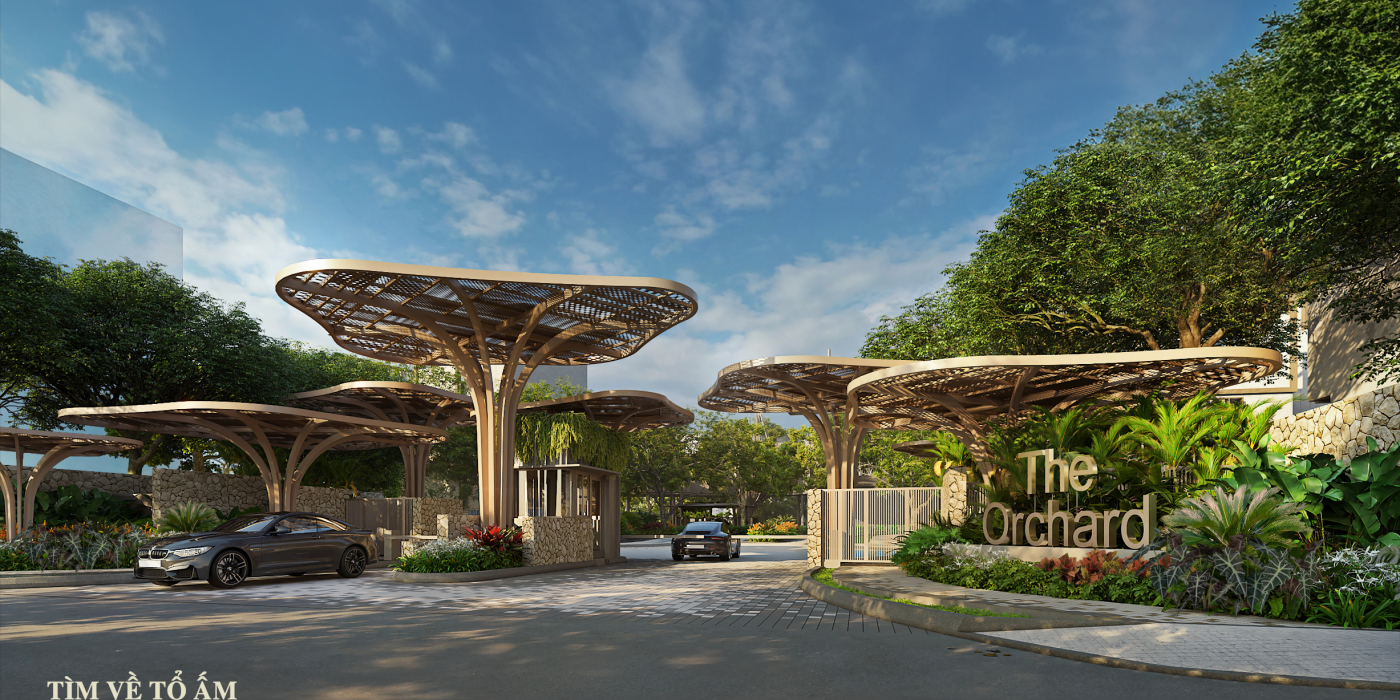 Phối cảnh tổng thể dự án The Orchard