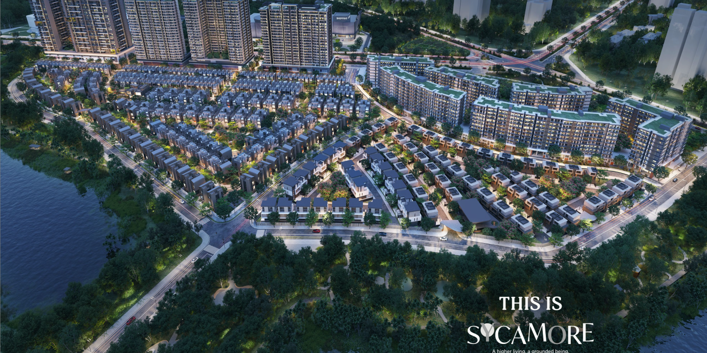 phối cảnh tổng thể dự án Sycamore