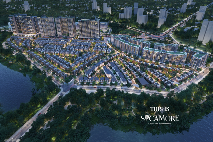 phối cảnh tổng thể dự án Sycamore