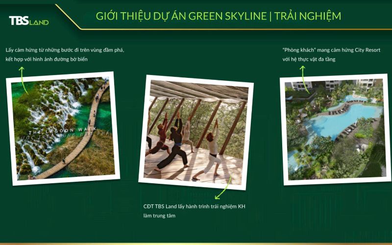 Các nhóm tiện ích sức khỏe tại dự án Green Skyline