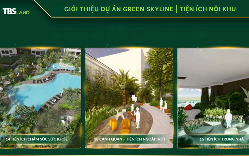 Hệ sinh thái nội khu với tiện ích chuẩn resort, mang đến không gian sống đẳng cấp cho cư dân