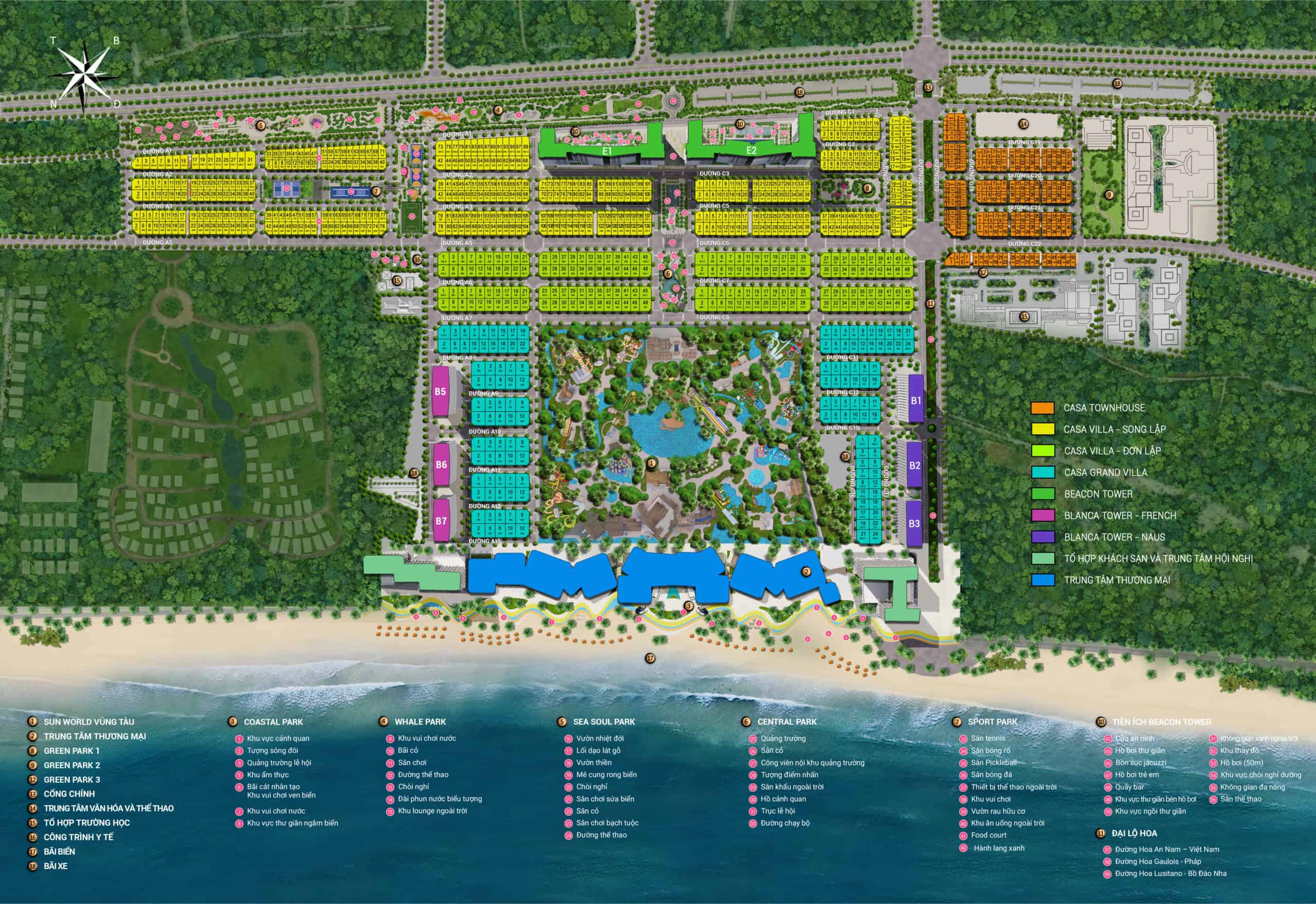 Tổng mặt bằng Blanca City