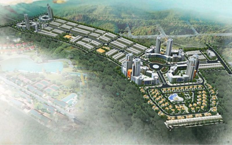 Thiết kế quy hoạch tổng thể dự án Green Square Dĩ An được quy hoạch gồm căn hộ Green Skyline