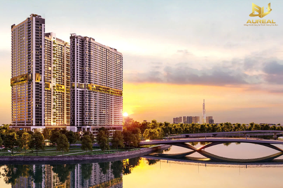 Căn hộ The Gió Riverside Dĩ An sở hữu tầm nhìn trực diện sông Đồng Nai và Vành Đai 3.