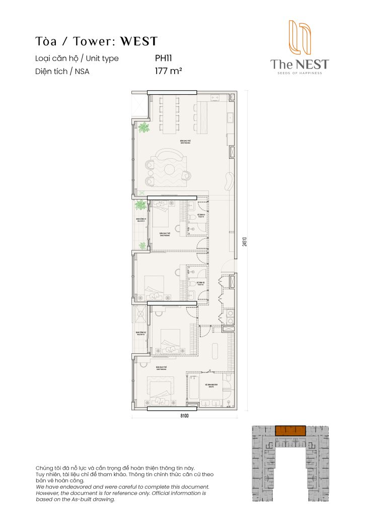 Layout thiết kế Penhouse