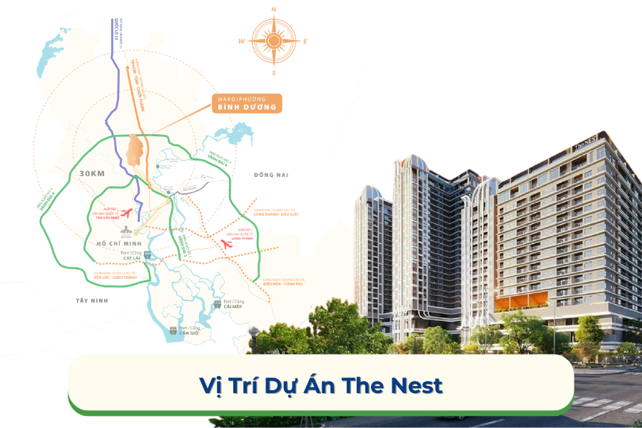 Vị Trí Dự Án The Nest: Tọa Độ "Vàng" Tại TP Mới Bình Dương