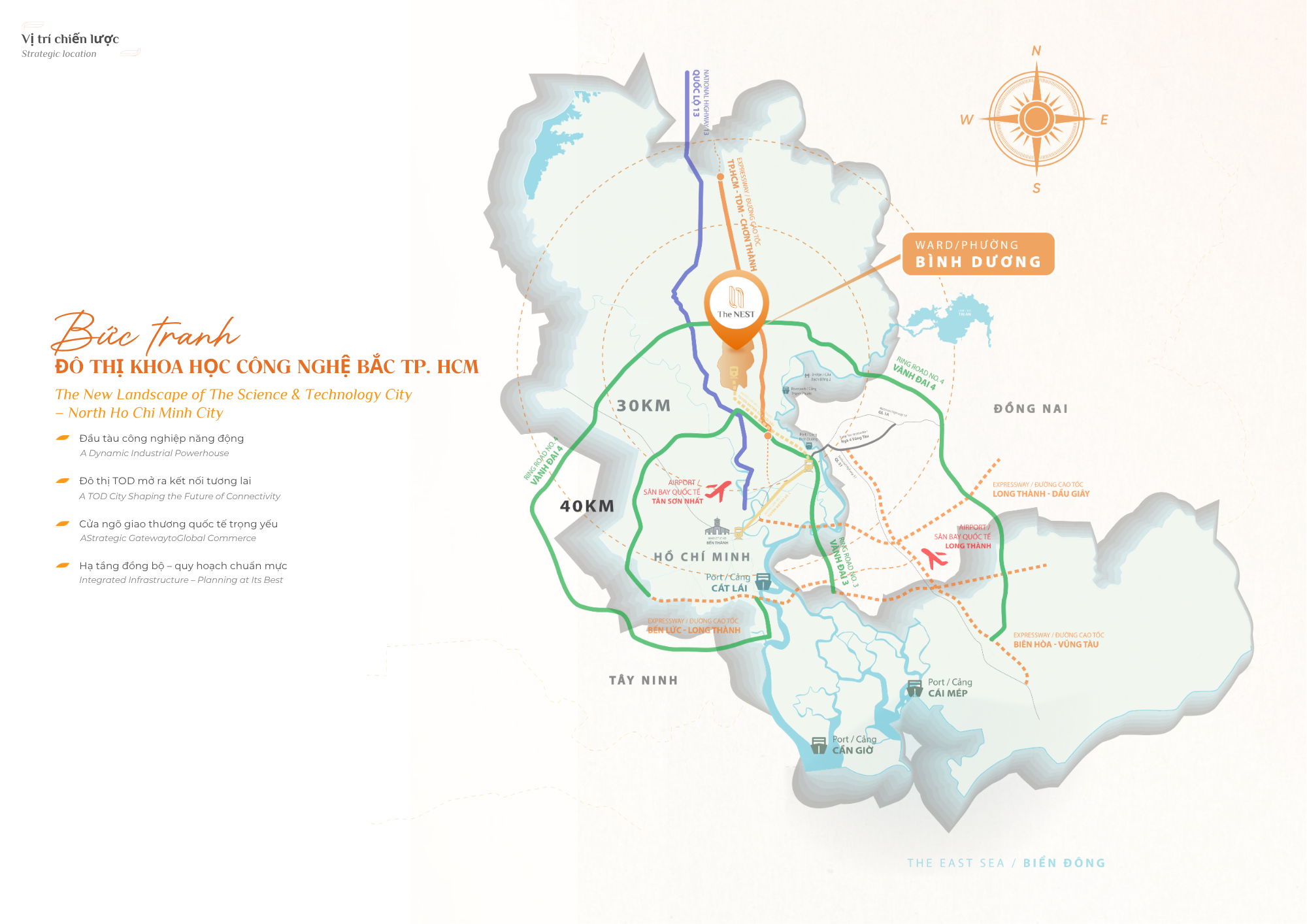Vị Trí Dự Án The Nest: Tọa Độ "Vàng" Tại TP Mới Bình Dương