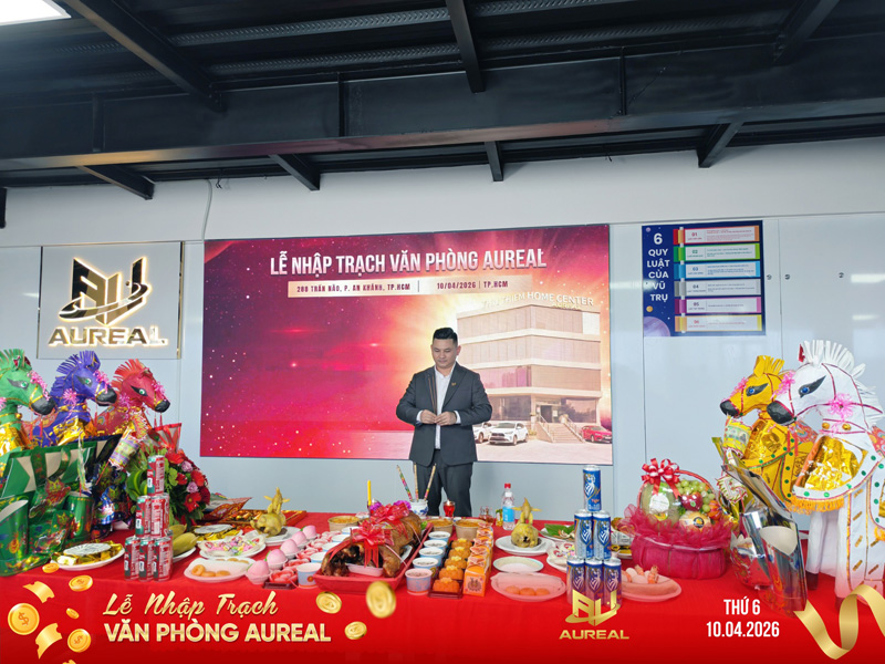 Lễ Nhập Trạch văn phòng AUREAL tại địa chỉ 288 Trần Não