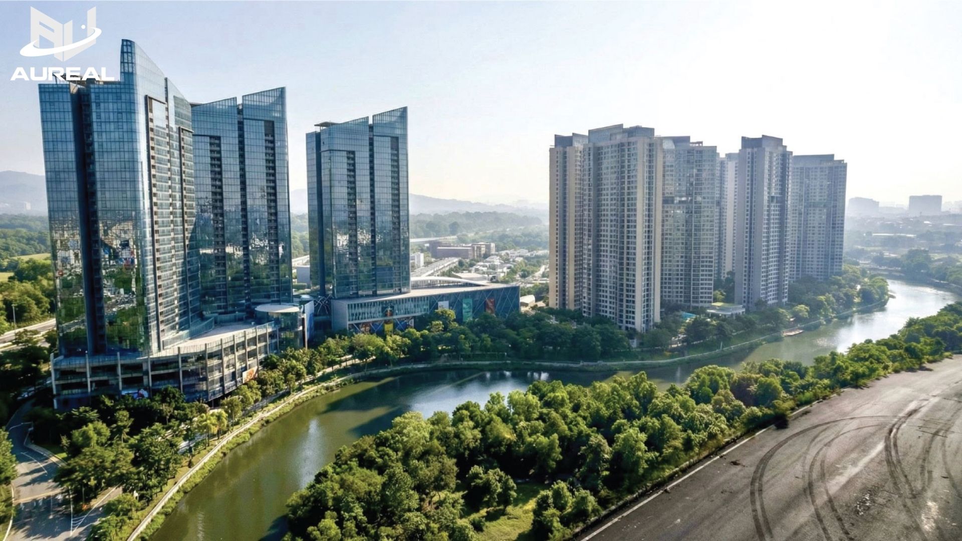 Hình ảnh thực tế khu đô thị Palm City Nam Rạch Chiếc Quận 2 - AUREAL